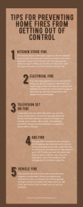 TIPS FOR PREVENTING HOME FIRES FROM GETTING OUT OF CONTROL